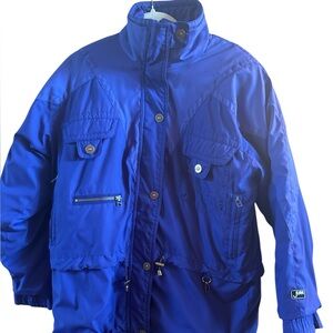 Jupa Sports‎ Canadian Woman’s Size 8 Ski Outdoors Jacket Purplish Blue Superior